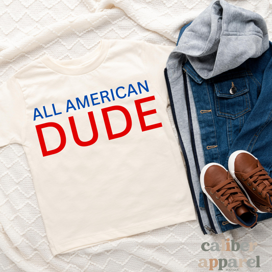All American Dude, Stars and Stripes, 4th of July, Minimalist