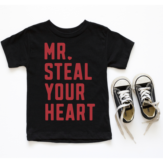 Mr. Steal your Heart Boys Graphic Tee